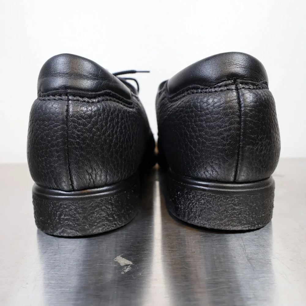 Red Wing 8624 Oxford Shoes Mens 9.5 D Black Leather Vintage USA Deadstock Work